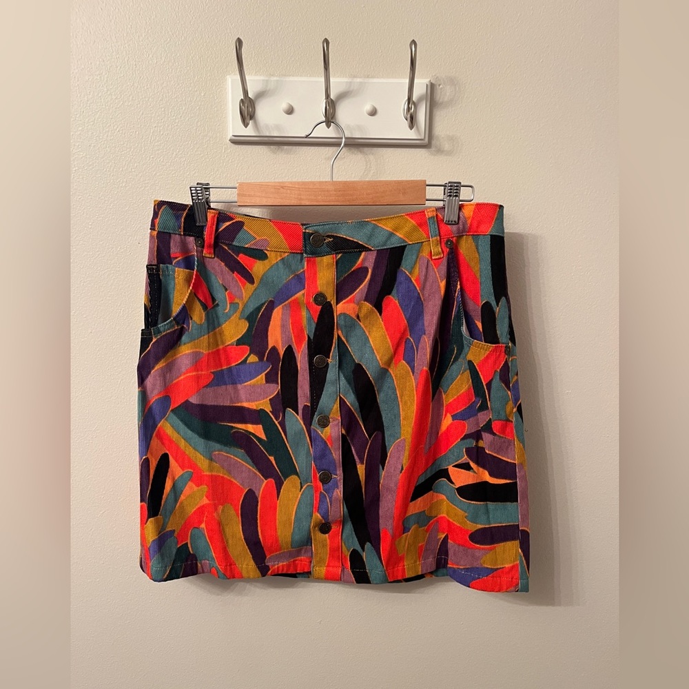 Farm Rio button down skirt
